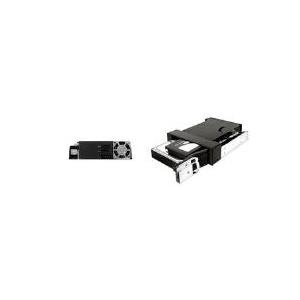 RaidSonic ICY BOX IB-172SK-B - Mobiles Speicher-Rack mit Lüfter - 6,4 cm, 8,9 cm (2.5, 8,90cm (3.5)) - Schwarz, Silber (IB-172SK-B)