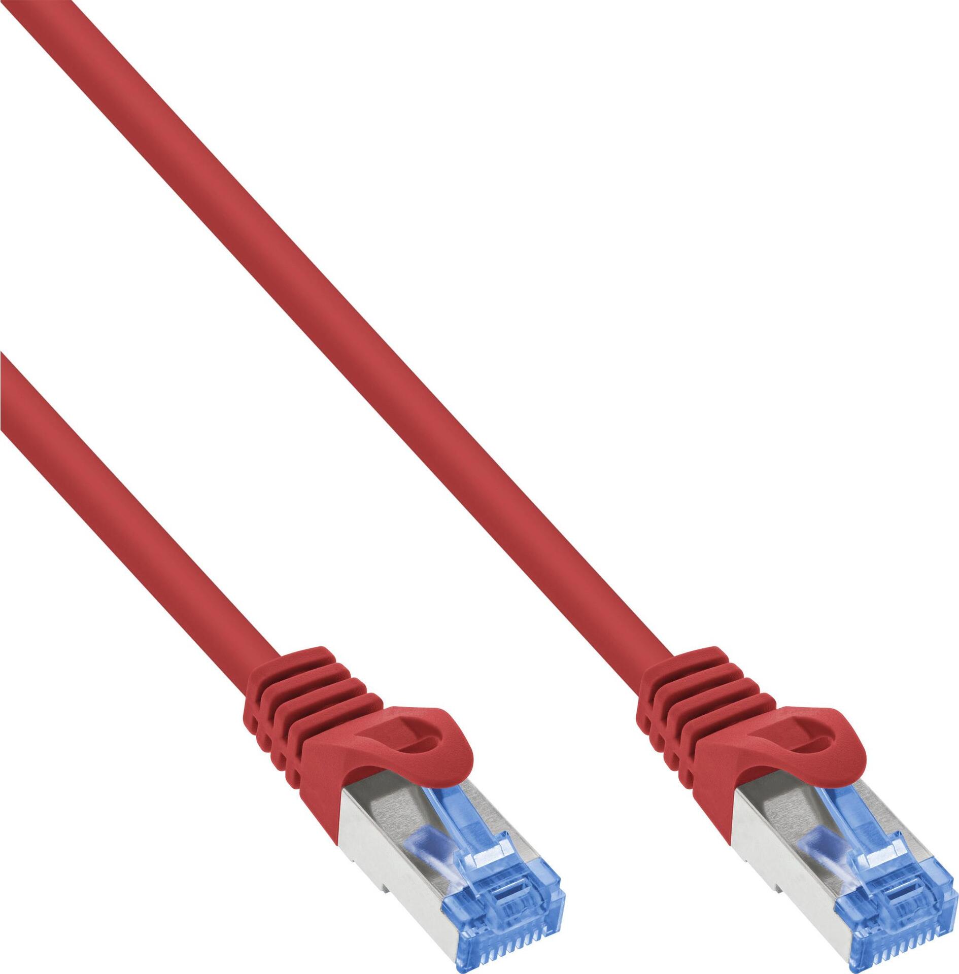 InLine 72633R cavo di rete Rosso 03 m Cat6a S/FTP (S-STP)