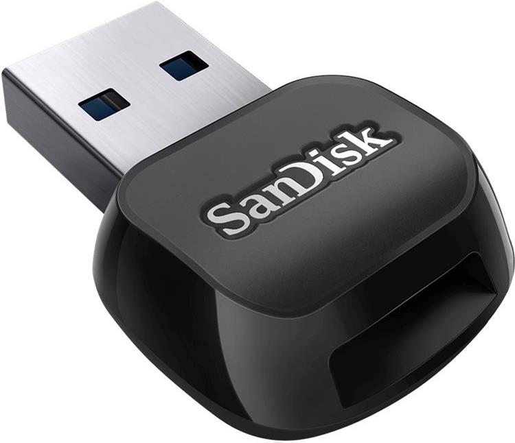 SanDisk SDDR-B731-GN6NN lettore di schede USB 3.2 Gen 1 3.1 Gen 1 Type-A Nero (QuickFlow microSD Card USB-A Reader)