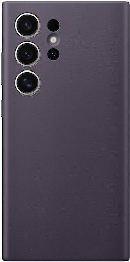 Samsung Galaxy S24 Ultra Soft Touch Cover (Eureka-Vegan Leather CaseDark Violet)