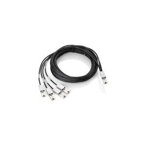 Hewlett-Packard HP - Angeschlossenes externes SCSI (SAS)-Kabel (seriell) - 4-Lane - 4x Shielded Mini MultiLane SAS (SFF-8088), 26-polig - 4x Shielded Mini MultiLane SAS (SFF-8088), 26-polig - 4 m (AN976A)