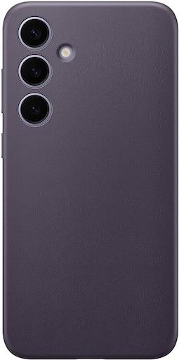 Samsung Galaxy S24+ Soft Touch Cover (Eureka-Vegan Leather CaseDark Violet)