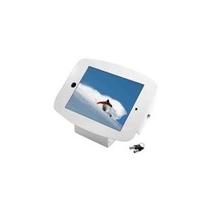Compulocks Space 45? - iPad 12.9 Wall Mount / Counter Top Kiosk - White - Befestigungskit (Montage-Adapter, Diebstahlschutzgehäuse) für Apple iPad Pro - verriegelbar - hochwertiges Aluminium - weiß - für Apple 12.9  iPad Pro (1st generation, 2. Gener