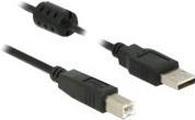 DeLOCK 5m USB 2.0-A/USB 2.0-B cavo USB USB A USB B Nero (Delock - USB-kabel - USB til USB Type)