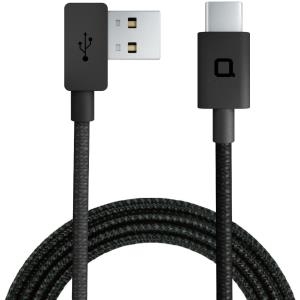 No NDA NoNDA ZUS - USB-Kabel - USB Typ C (M) gerade bis USB (M) gewinkelt - 1,2m - geformt - Schwarz (UC33BKRN)