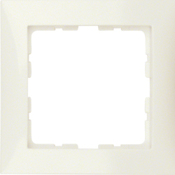 Berker GmbH & Co. KG 10118982 Wandplatte/Schalterabdeckung Weiß (10118982)