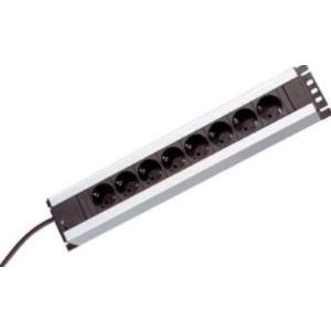 Rittal Socket Strip - Verlängerungsschnur - Wechselstrom 230 V - 8 Ausgangsstecker - 48,3 cm (19) (7000.630)