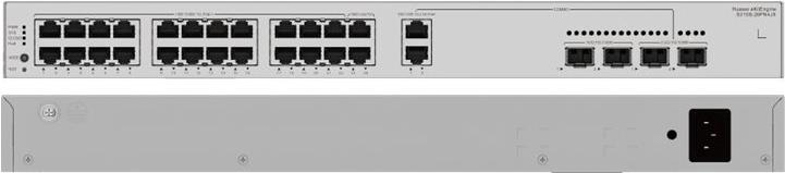 HUAWEI eKit S310S Series S310S-26PN4JX Gestito L2 Gigabit Ethernet (10/100/1000) Supporto Power over Ethernet (PoE) 1U Grigio