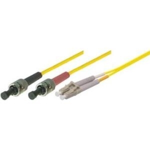 Tecline Frohlich + Walter - Patch-Kabel - ST single mode (M) - LC-Monomode (M) - 2 m - Glasfaser - 9 / 125 Mikron - (OS2) - Gelb (39989402)