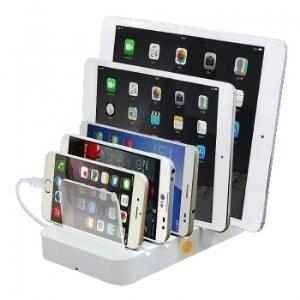EXSYS EX-1100 - Phone / tablet charging station - 10,6 A - 5 Ausgabeanschlussstellen (USB (nur Strom)) - auf Kabel: Micro-USB (EX-1100)