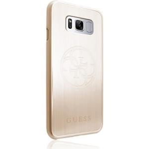 GUESS Hard Cover Korry Aluminium Plate Gold, für G950 Galaxy S8, GUHCS8MERLGO. Blister (GUHCS8MERLGO)