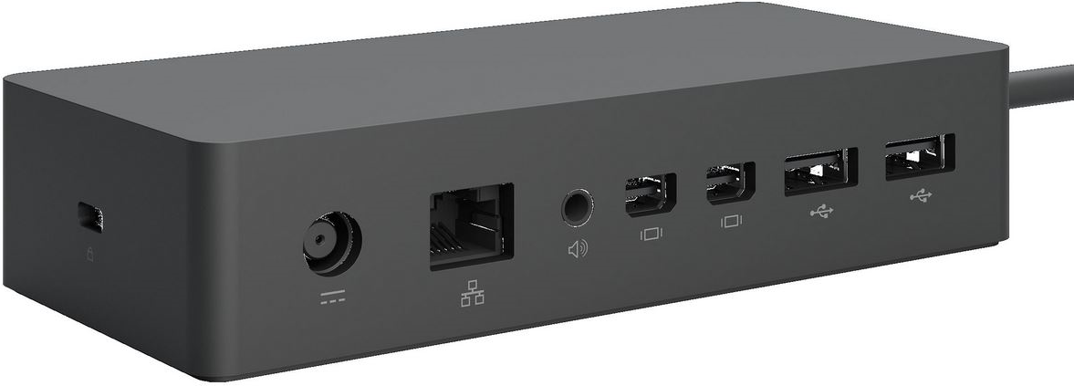 Microsoft Surface Dock - Docking Station - GigE - kommerziell - für Surface Book, Book 2, ohne Netzteil, Laptop, Pro 3, Pro 4