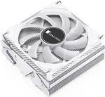 Jonsbo HX4170D Processore Dissipatore di calore/Radiatore 9,2 cm Bianco 1 pz (Jonsbo HX4170D Low Profile ARGB CPU Cooler White