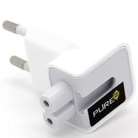 Well Shine Strom Adapter EU Plug Duckhead 2 Pin für iPad/Magsafe Lader bulk