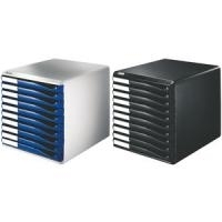 LEITZ Beschriftungsschildchen für Schubladenboxen 5280-5281 für Schubladenboxen Post-Set und Formular-Set (5260-00-00)