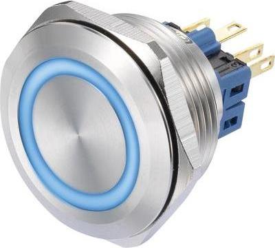 Conrad Druckschalter 250 V/AC 3 A 1 x Ein/(Ein) GQ30-11E/B/12V IP65 tastend 1 St. (GQ30-11E/B/12V)