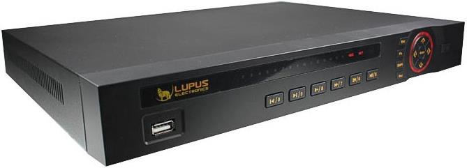 LUPUS-Electronics LUPUSTEC LE918 4k - Eigenständiger digitaler Videorekorder - 8 Kanäle - netzwerkfähig (10009)