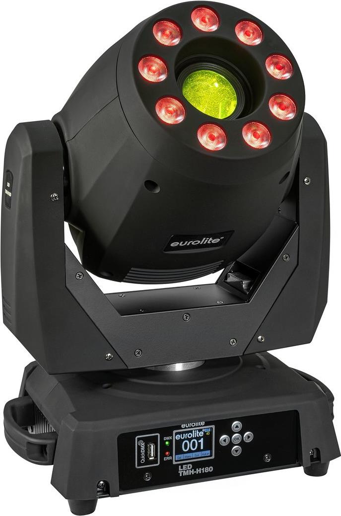 EUROLITE LED TMH-H180 Hybrid Moving-Head Spot/Wash COB (51786085)
