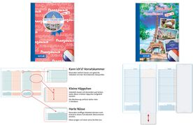 ROTH Vokabelheft Klapp-up Französisch Parlez Francais 64 Seiten, DIN A5, 148 x 210 mm, Schutzumschlag, - 1 Stück (88794-118)