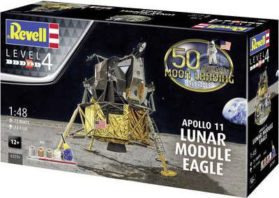 Revell 03701 Apollo 11 Lunar Module Eagle Science Fiction Bausatz 1:48 (03701)