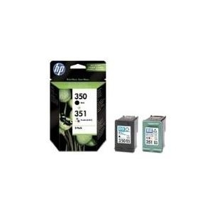 Hewlett-Packard HP 350/351 - Druckerpatrone - 1 x Schwarz, Farbe (Cyan, Magenta, Gelb) (SD412EE)