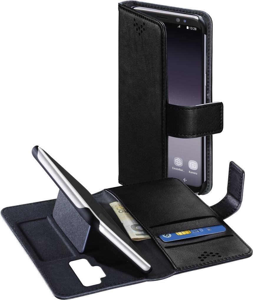 Hama Booklet Stand-Up für Samsung Galaxy S9, Schwarz (00183062)