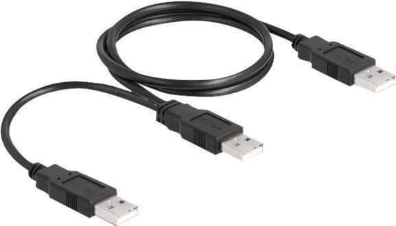 Delock Cavo USB 2.0 da Tipo A a 2 x Tipo A da 70 cm