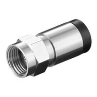 Wentronic Goobay - Satellitenantennenanschluss - HF - F-Stecker (M) - Silber (12269)