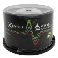 XLayer Vinyl - 50 x CD-R - 700MB (80 Min) 52x - Spindel - Speichermedium (105156)