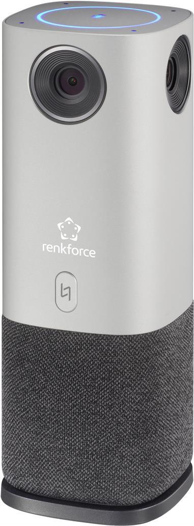 Renkforce RF-CC-800 360 Sistema di videoconferenza Full HD 1920 x 1080 pixel 360 certificazione 4 telecamere ad angolo largo mi