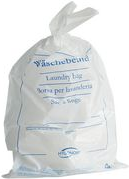 HYGOSTAR Wäschebeutel CLASSIC, PE-Folie, 540 x 380 mm ideal für trockene & feuchte Schmutzwäsche, - 1 Stück (55819)
