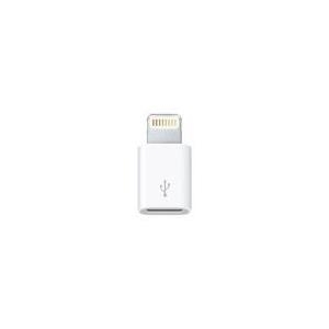 Apple Lightning to Micro USB Adapter - Lightning Adapter - Micro-USB Typ B (W) bis Lightning (M) - für Apple iPad/iPhone/iPod (Lightning)