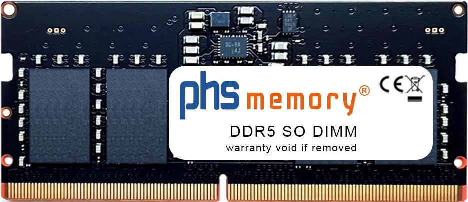 Memoria PHS 8GB RAM compatibile con Asus TUF Dash FX517ZC-AS51 DDR5 SO DIMM 4800MHz PC5-38400-S (SP472496)