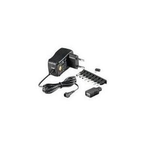 Goobay NTS 300 MW 3A03 EuP adattatore e invertitore Interno Nero (Goobay Universal Power Supply USB 2.0 plug 3V-12V 3.6W 0.6A)