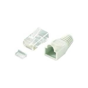 Equip PRO - Netzwerkanschluss - RJ-45 (M) - abgeschirmt - CAT 6 (Packung mit 100) (86157)