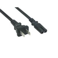 Good Connections - USA-Netzkabel - NetzsteckerUSA (M) - Euro 8 Buchse (W) -1.8 m - schwarz (1550-U)