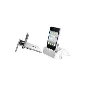 Icy Dock RaidSonic ICY BOX IB-i003+ - Docking Station - Silber - für Apple iPad (3. Generation), iPad 1, 2, iPad with Retina display, iPhone 4, 4S, 5 (70522)