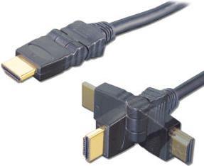 ep HDWD 3. Lunghezza cavo 2 m connessione 1 HDMI tipo A (standard) connettore 1 genere maschio connessione 2 HDMI tipo A (stand