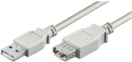 M-Cab 7200297 cavo USB USB 2.0 1,8 m USB A Grigio (2M USB2.0 HIS CAB A-A M/F GREY - USB 2.0 EXTENSION)