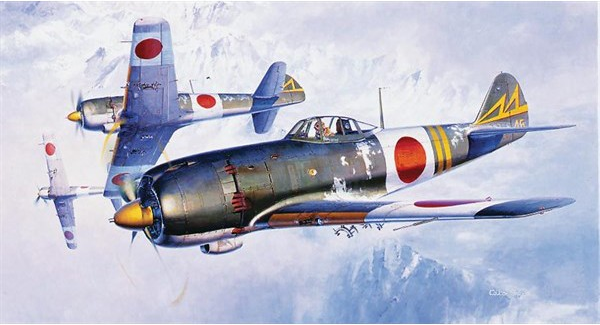 Hasegawa Nakajima Ki84 Type 4-Kämpfer