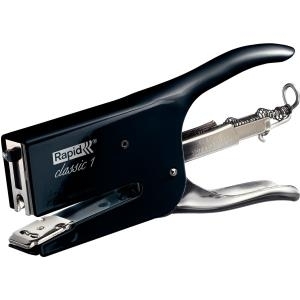 Rapid Heftzange Classic K1 Retro Magic Black, schwarz Heftleistung: 50 Blatt, Einlegetiefe: 56 mm, - 1 Stück (5000490)