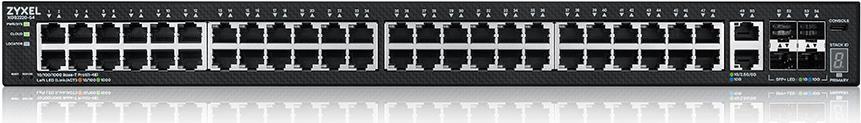 SWITCH ZYXEL XGS2220-54 48P Gigabit +2P 10GB MultiGigabit +4P 10GB SFP+, IPv6, VLAN, Rack Managed Layer 3 Lite Stackable