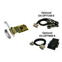 Exsys EX-41388WO - Serieller Adapter - PCI-X Low Profile - RS-232/V.24 (EX-41388WO)
