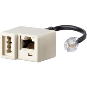 BTR UAE Adapter WE6-TAE/WE8/6 RJ 11 Stecker 0,1m Verl. (130598340101)