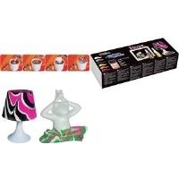 C.KREUL Marmorierfarbe Magic Marble, Set Crazy Style 20 ml, im Glas, mit Tropfeinsatz, kurze Trocknungszeit, - 1 Stück (73611)