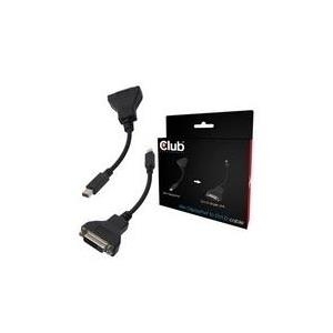 Club 3D - Videokabel - DisplayPort / DVI - Mini-DisplayPort (M) - DVI-I (W) (CAC-1100)