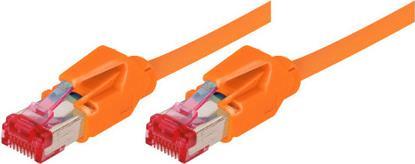 exertis Connect Patchkabel S/FTP, PiMF, CAT.6A EIA/TIA, Class EA, orange, 0,3 mPremium Patchkabel, Draka 1000MHzCat.7 Rohkabel, Hirose TM21 Stecker, halogenfrei- hochwertiges Draka-Kabel UC900 SS27Cat.7 Rohkabel, halogenfrei - Twisted Pair, S/FTP ges