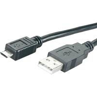 MediaRange - USB-Kabel - USB Typ A, 4-polig (M) - 5-polig Micro-USB Typ B (M) - 1,2m (USB/USB2.0) - Schwarz (MRCS138)