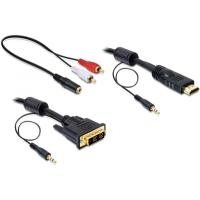 Cavo Delock DVI - HDMI + audio maschio-maschio 5 m