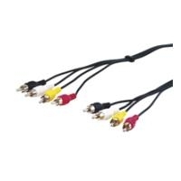 Wentronic goobay - Video- / Audiokabel - Composite Video / Audio - RCA (S) bis RCA (S) - 1.5 m (50033)
